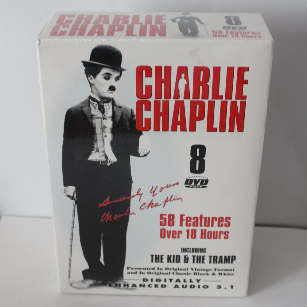 Charlie Chaplin - 8 DVD Set  Brand New